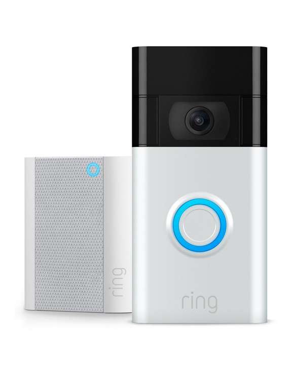 RING Video Doorbell (2nd Gen) & Chime - £64.99 with Free Collection @ Very