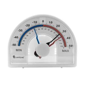 Lantelme Needle thermometer 6539 - Bimetallic - With split-seconds needle and maximum and minimum function