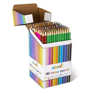 180 Colouring Pencils - Coloured Pencils Box Containing 180 Assorted Colours - £14.99 @ Dispatches from Amazon Sold by abeec
