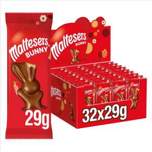 Box of 32 Maltesers Milk Chocolate Treat Bunny 29G Packs £7 (+ £1 postage/free with spend over £10) Best Before 09/10/2022 at YankeeBundles
