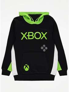 Kid’s Xbox Logo Print Hoodie from £5 (Matching Joggers below £5) free click and collect @ George (Asda)