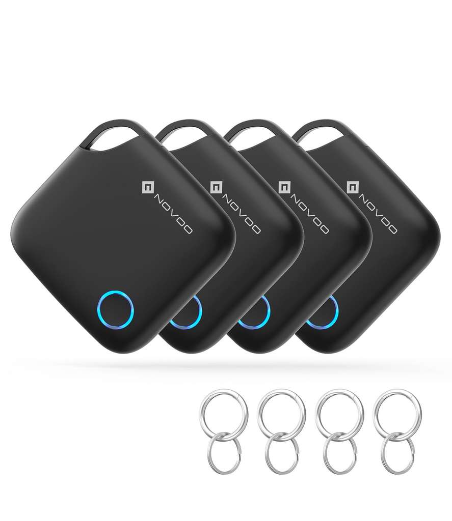 NOVOO Smart Tag for Apple Find My (iOS Only), Loud 80dB Alarm Item ...