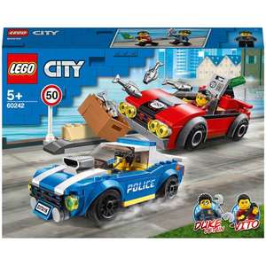 LEGO City: Police Highway Arrest Cars Toy Set (60242) - £9.99 (With Code) +£1.99 Postage @ Zavvi