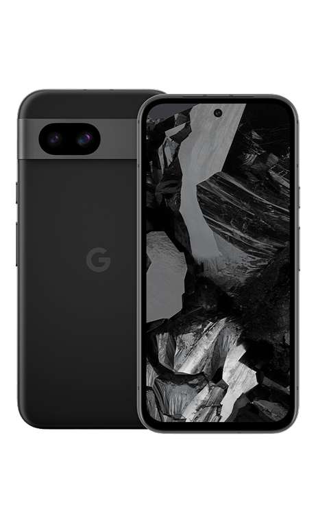 Google Pixel 8a Obsidian 128GB - £10 Sim