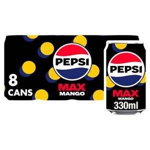 8 x 330ml cans - Pepsi Max Mango / No Caffeine / Normal / Cherry - Nectar price