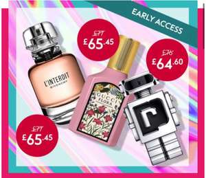 Save 15% on Fragrance YSL, Givenchy,Gucci,Marc jacob,Boss,Paco Rabanne Etc for Advantage card members only @ Boots