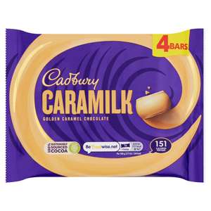 Cadbury Caramilk 4 Pack, 79p @ Farmfoods Bury