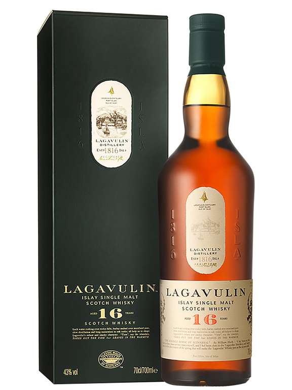 Lagavulin 16 Year Old Malt Whisky (£20 off Flash Sale Available Today Only)