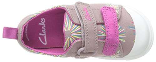Clarks Girl's City Bright T. Low-Top Sneakers sizes 4-9 UK child Inc wide sizes