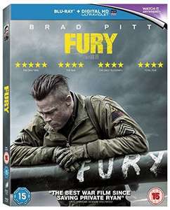Fury [Blu-ray] [2014] [Region Free] New Sealed UK Region 2, Sold By Phillips Toys