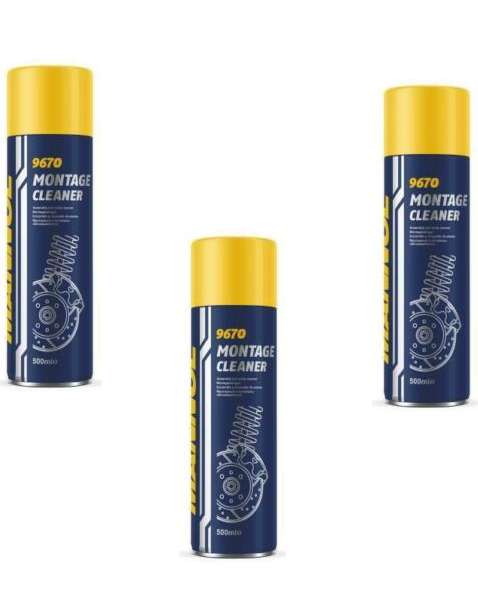 3 x 500ml MANNOL Montage Brake Cleaner Spray Professional Degreaser - £7.49 Delivered (UK Mainland - A/B) @ carousel car parts / eBay