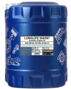 Mannol 10L Fully Synthetic Engine Oil Longlife 3 5w30 LL-04 AUDI VW 504/507 C3 (UK Mainland) £28.39 with code at lubriagecarparts ebay