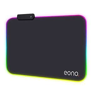 Eono Mouse Mat Led Gaming Mouse Pads 34 x 25 cm with 12 Lighting Modes W/voucher - LeadsaiL-OTS FBA