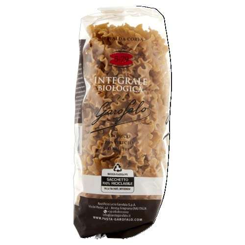 Garofalo Organic Whole Wheat Mafalda Corta Dry Pasta, 500g (£1.30/£1.16 + Possible 10% Voucher)