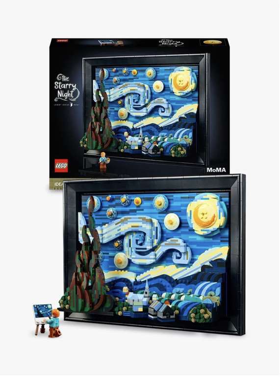 LEGO Ideas 21333 Vincent van Gogh - The Starry Night £119.99 with My John Lewis code @ John Lewis and Partners