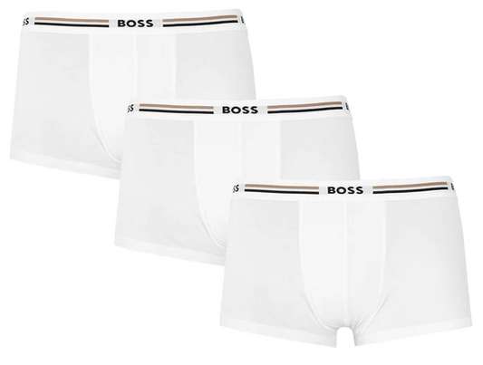 BOSS Men's Boxer Shorts (Pack of 3) - Product Code: 50492200 - White - XL - £8.17 @ Amazon