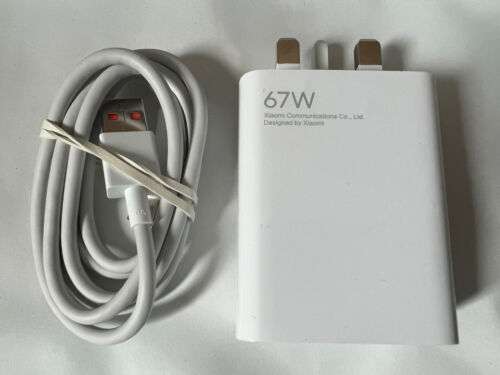 Xiaomi 67W gan charger and cable £18.69 @ centu_2015 eBay