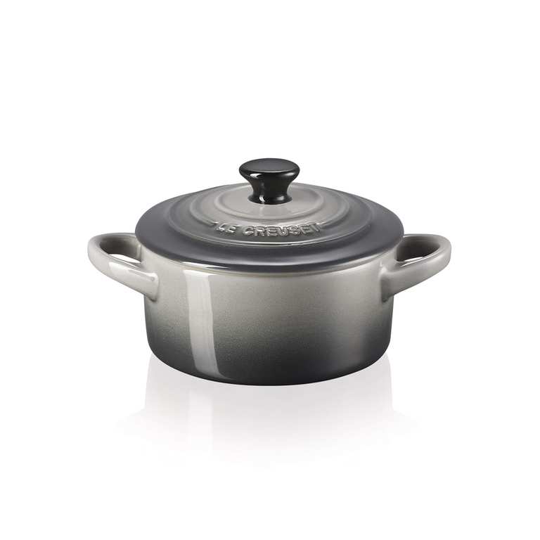 LE CREUSET Stoneware Petite Round Casserole, 0.25 L, Flint