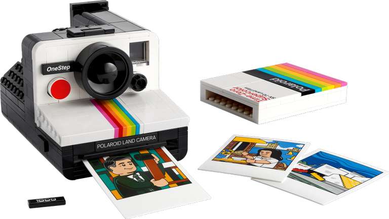 LEGO Ideas 21345 Polaroid OneStep SX-70 Camera Set for Adults (Birmingham)