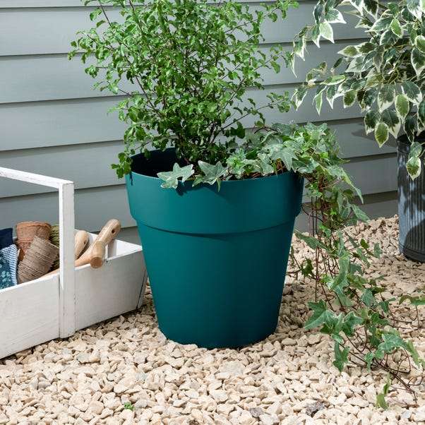 Large Soho Planter 38cm (Blue OR Off White) + Free Click & Collect