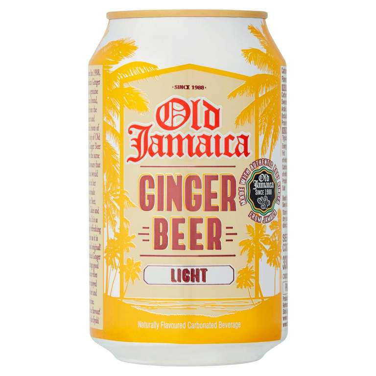 Old Jamaica Ginger Beer Lite - 330ml Can - Nectar Price