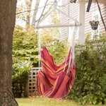 Outsunny Outdoor Hanging Rope Chair with Cotton Rope, Garden Hammock Chair £12.87 or Multicolour £14.71