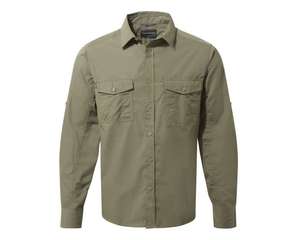 Kiwi Long-Sleeved Shirt UPF 40+ - Pebble £13.95 delivered at Craghoppers Shop