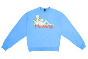 The Pleasing Crewneck Sweatshirt in Blue