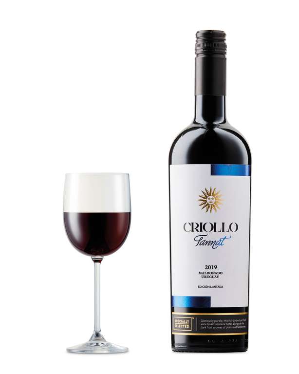 Criollo Uruguayan Tannat 2019 vintage - 75cl £2.99 in store at Aldi Borehamwood