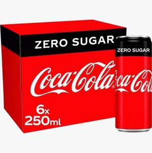 Coca cola 6 x 250ml - 75p @ Co-operative (Ossett)