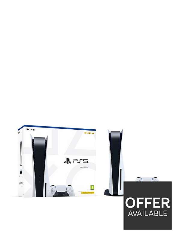 PlayStation 5 Disc Console - Free C&C (+ FIFA 23 for £10 extra)