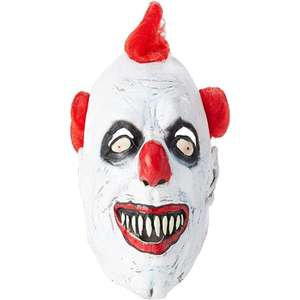 Smiffys Clown Three-Quarter Mask With Red Hair