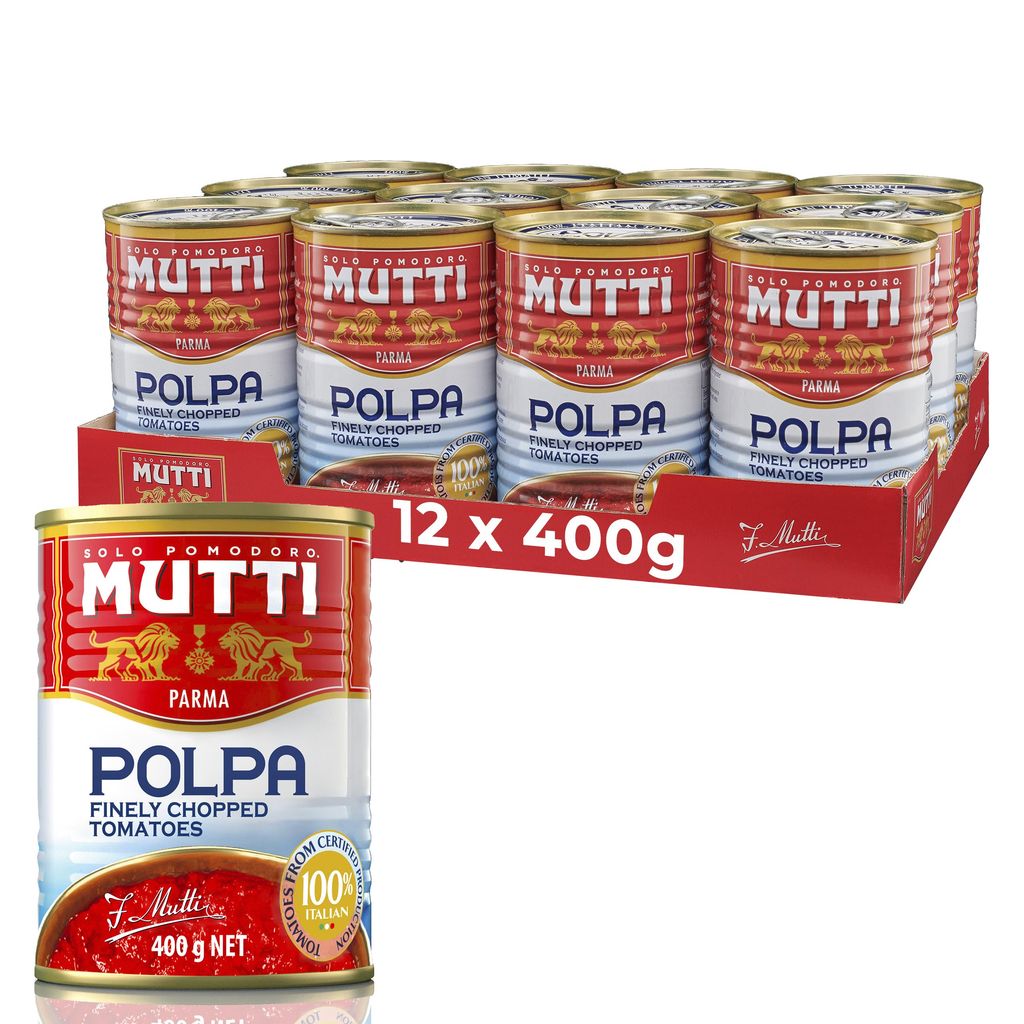 Mutti Finely Chopped Tomatoes 400g x 12
