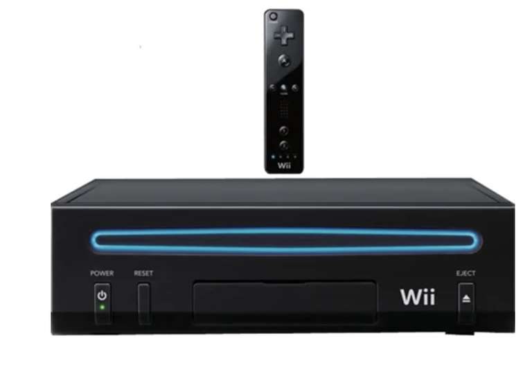 Wii Console, V2 Black (Used, No Game) Free C&C
