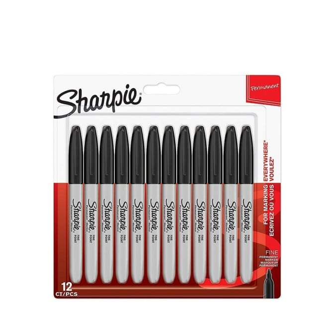 Sharpie Fine Permanent Marker 12pcs