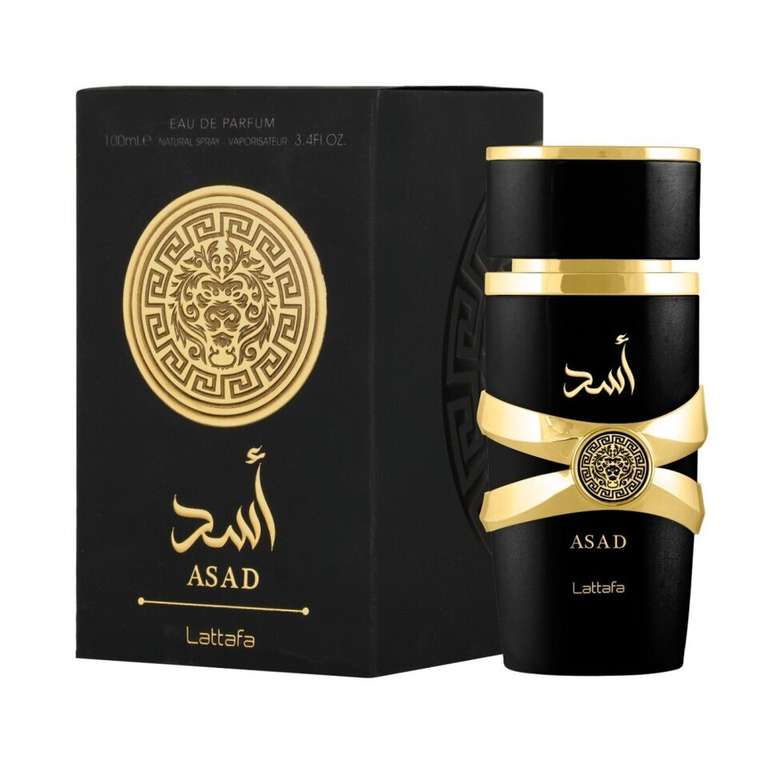ASAD 100ml by Lattafa Perfume for Men Fragrance Spray With Code Sold by beautymagasin (UK Mainland)