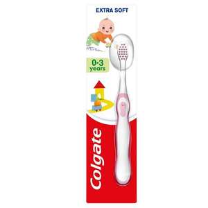Colgate Kids Extra Soft Toothbrush 0-3 Years - £1 + £4.99 non prime (90p S&S) @ Amazon