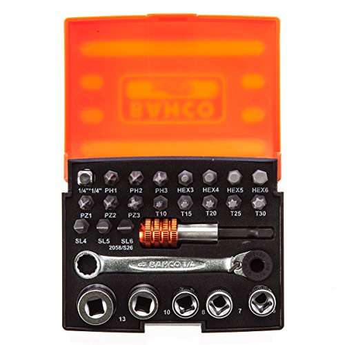 Bahco 2058/S26 mini ratchet socket set - £19.50 @ Amazon