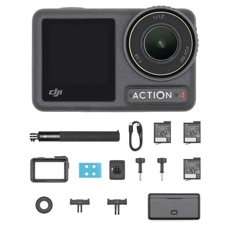 DJI Osmo Action 4 Adventure Combo W/Code - Sold by Camera Centre UK LTD