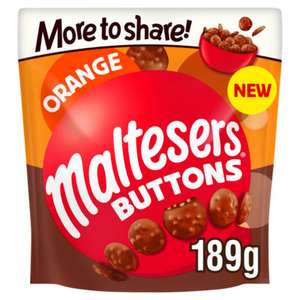 2 x 189g Maltesers Buttons Orange Chocolate for £1 @ Farmfoods Hawick.