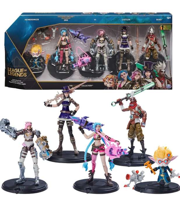 League of Legends, Dual Cities Pack 4-Inch Collectible Figures Now £6.99 / Yasuo £1.99 / Zed £2.99 In Store Home Bargains Leeds
