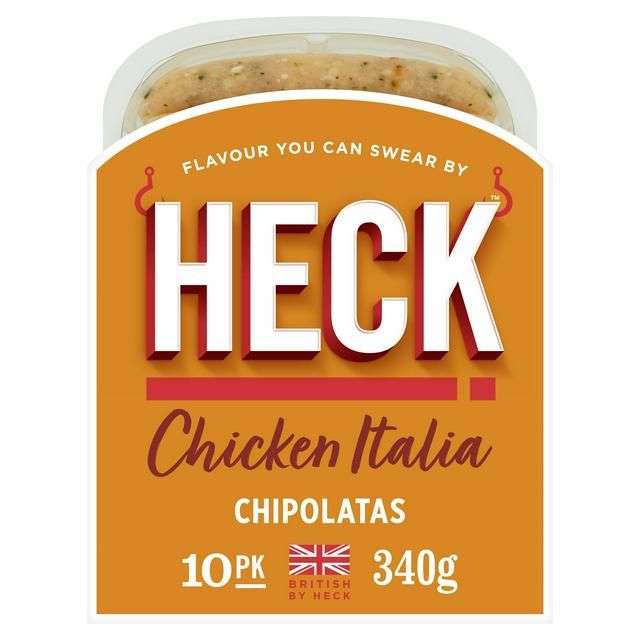 Heck British Chicken Italia or Heck Spring Chicken Chipolatas £2.50 each @ Sainsbury's