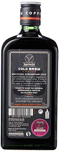 Jagermeister Cold Brew Coffee Liqueur 33% 50cl £12 At Checkout @ Amazon