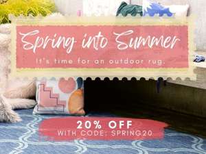 20% Off Selected Outdoor Rugs with Discount Code + Free Delivery @ Kukoon Rugs