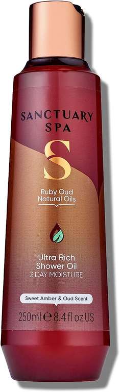 2 For 1 Select Sanctuary Spa eg Shower Burst/Ruby Oud £7.50; Lily & Rose Body Lotion £6.80 (Cheaper Via Subscribe & Save +Voucher) @ Amazon