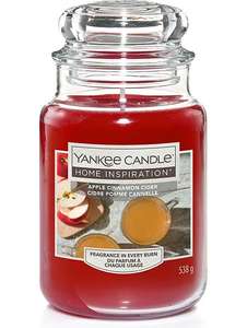 Christmas Yankee Candle Home Inspirations Apple Cinnamon Cider or Cosy Up Large Jar £10 + free click and collect @ George