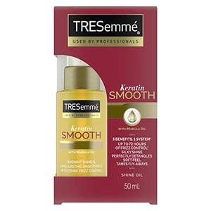 TRESemme Pro Collection Keratin Smooth Oil,50 ml (Pack of 1) £2.49 at Amazon