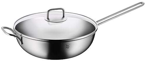 WMF SelecTit! Multiply Wok 30 cm Uncoated with Glass Lid - Sold by  homeofbrands