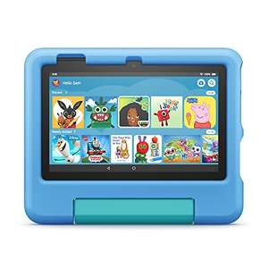 All-new Fire 7 Kids tablet 7" display ages 3–7, 16 GB, Blue £64.99 @ Amazon