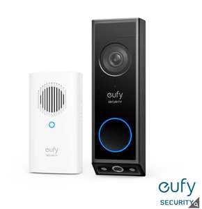 eufy 2K Video Doorbell E340 8GB Local Storage with Chime